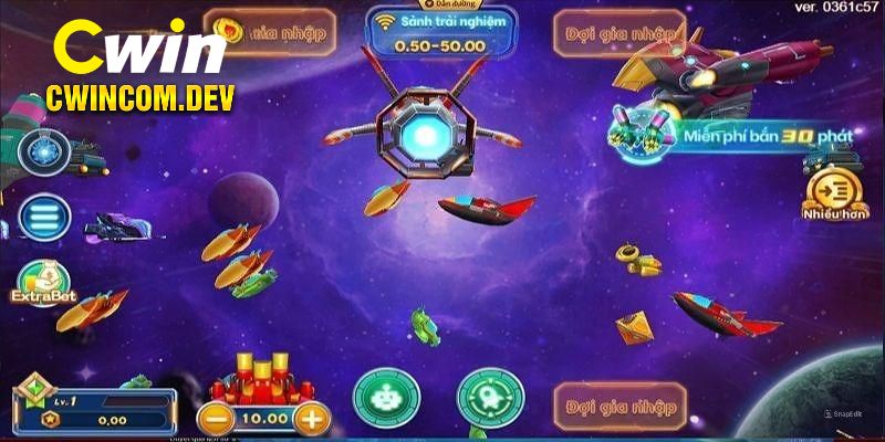 Bắn cá vũ trụ game săn thưởng với hệ số hậu hĩnh