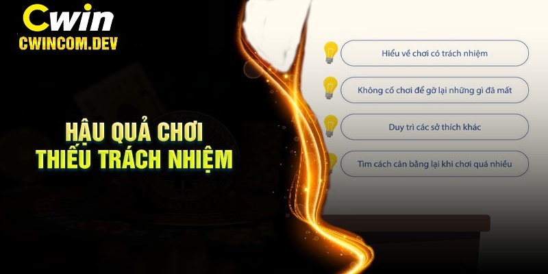 Ảnh hưởng sức khỏe nếu không chơi có trách nhiệm